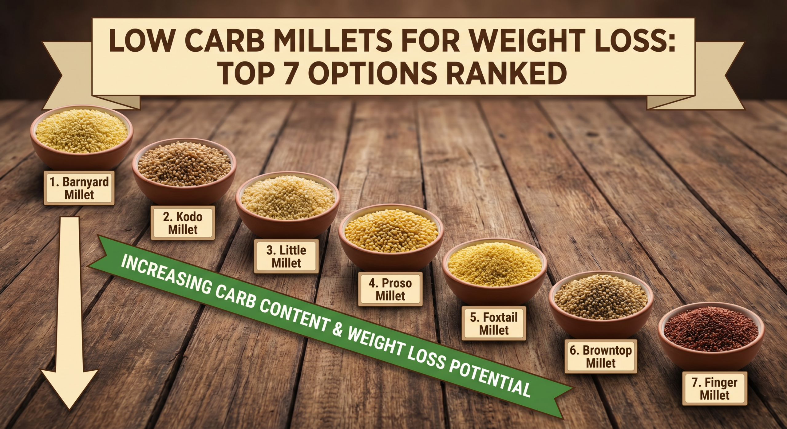 Best Low Carb Millets Ranked for Weight Loss Success