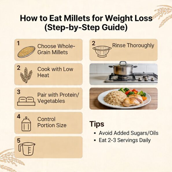 How to Eat Millets for Weight Loss (Step-by-Step Guide)
