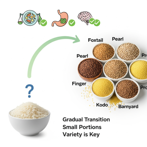 Rice to Millets: How to Make the Transition Smoothly