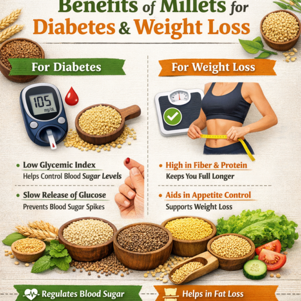 Benefits of Millets for Diabetes & Weight Loss (Complete Guide)