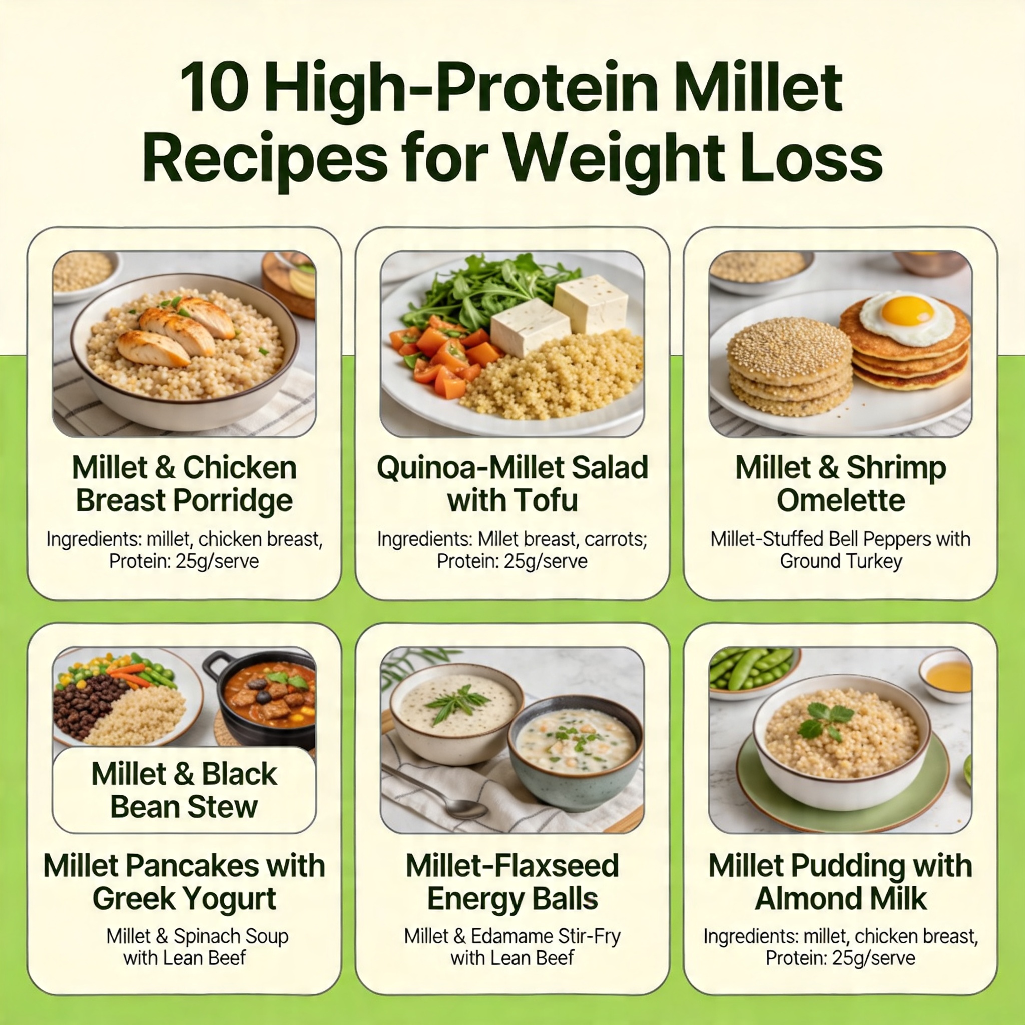 Best Millet Recipes for Weight Loss (High Protein Guide)