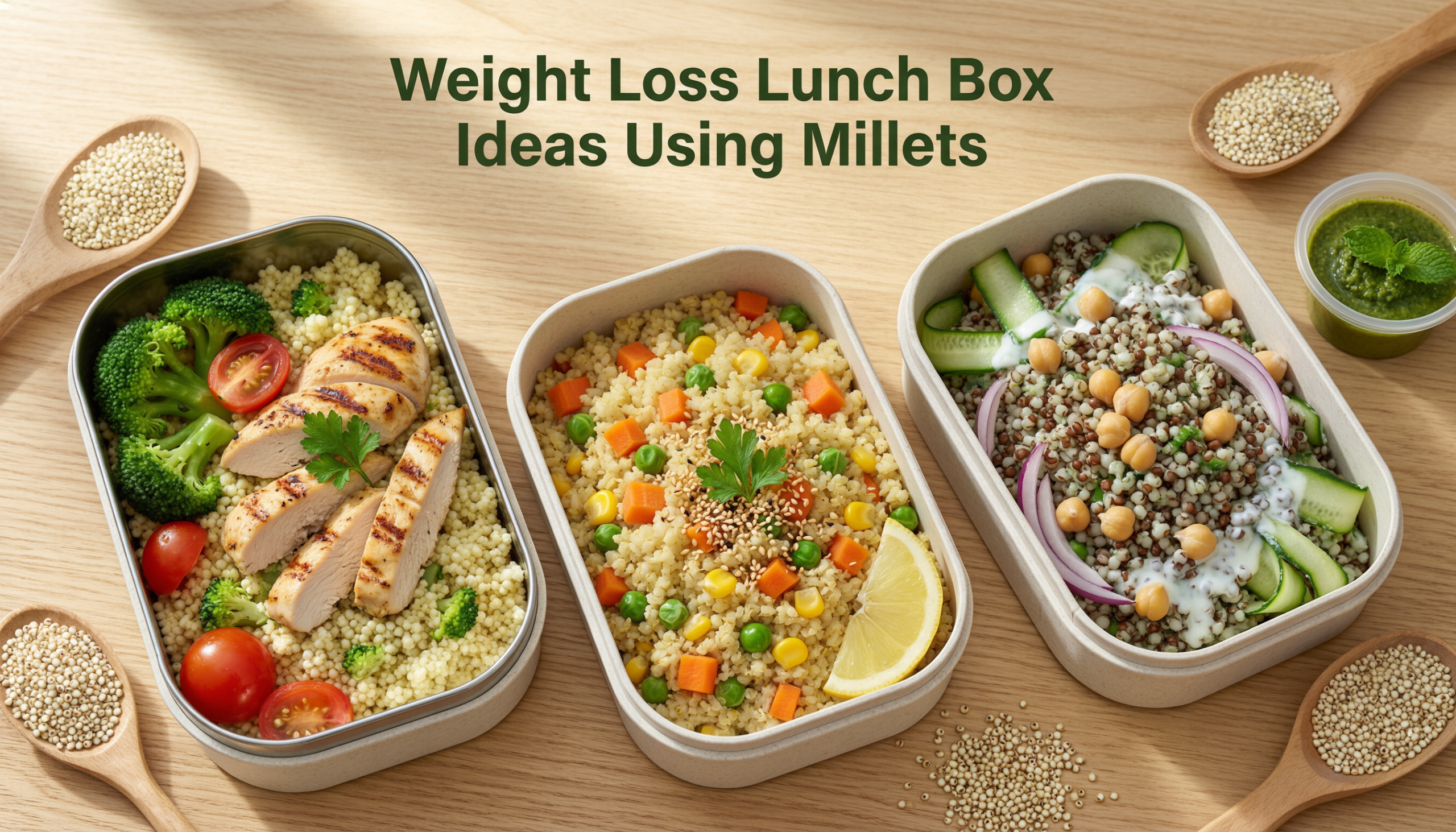 Weight Loss Lunch Box Ideas Using Millets (Healthy & Filling)