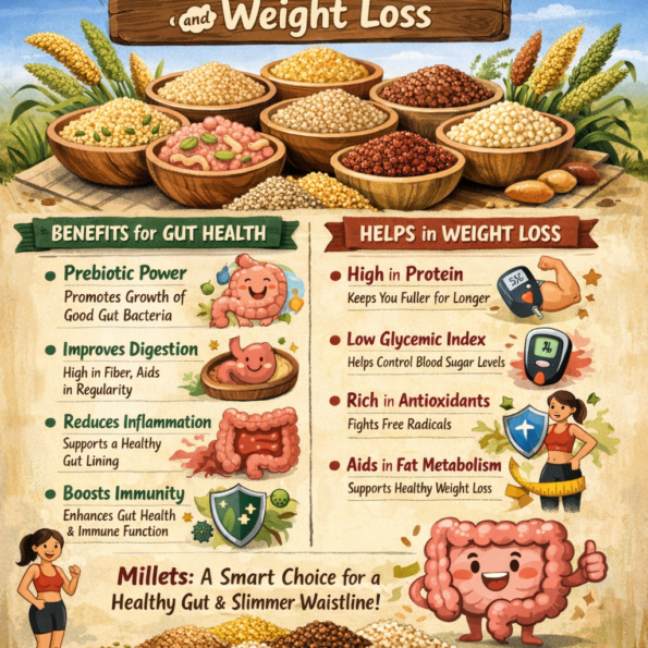 Millets for Gut Health & Weight Loss: Benefits Explained