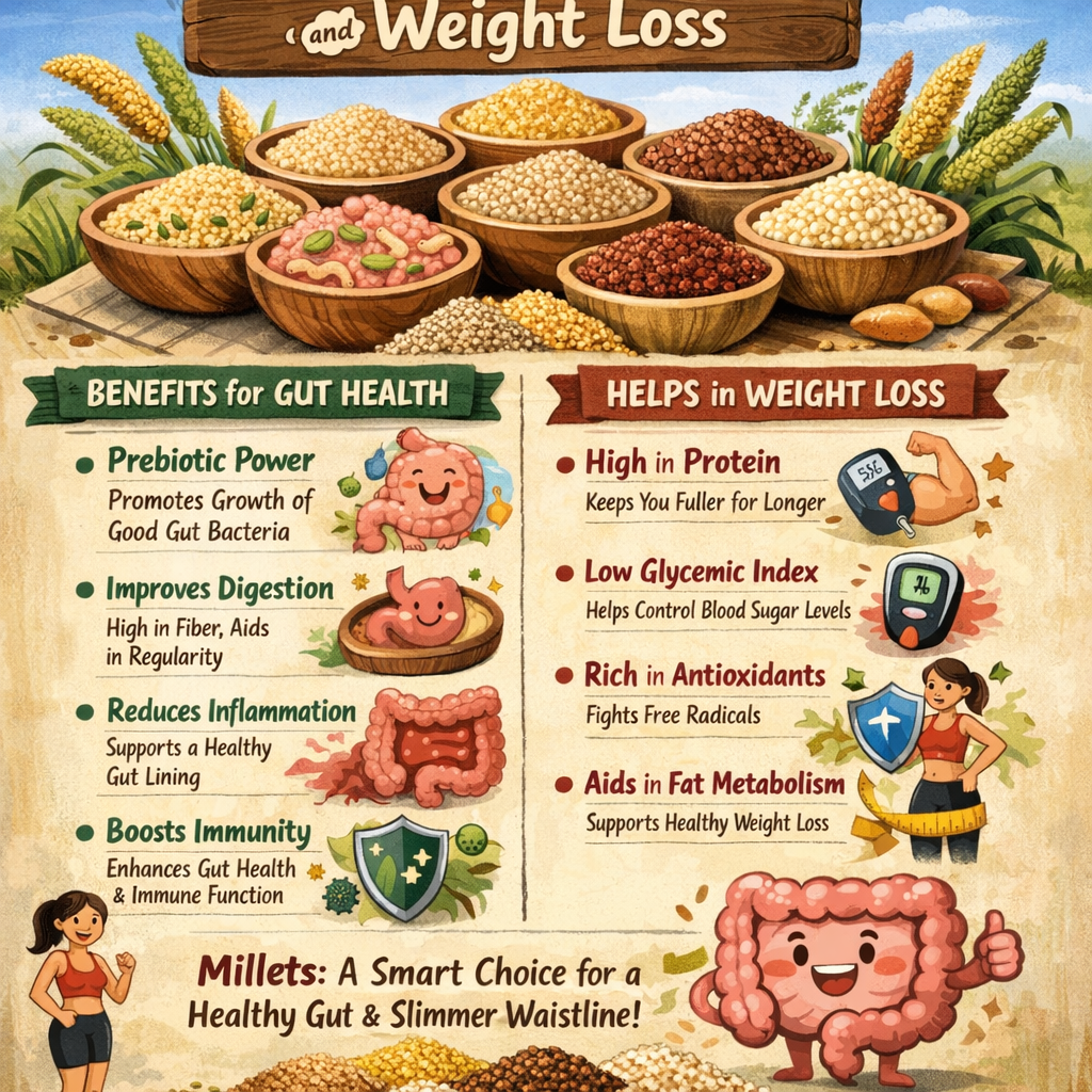 Millets for Gut Health & Weight Loss: Benefits Explained