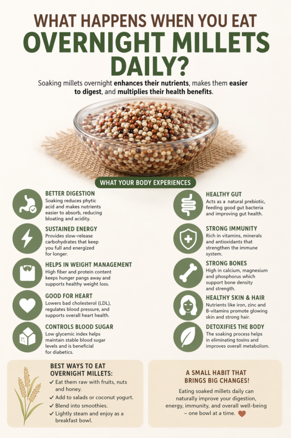 Eat Soaked Millets Daily – See These Powerful Changes