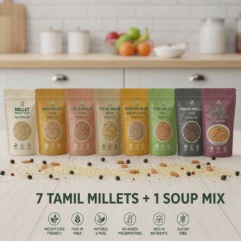 Soupy Sprouted Millet Flakes Weightloss Combo