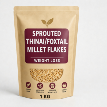 Sprouted Thinai/Foxtail Millet Flakes